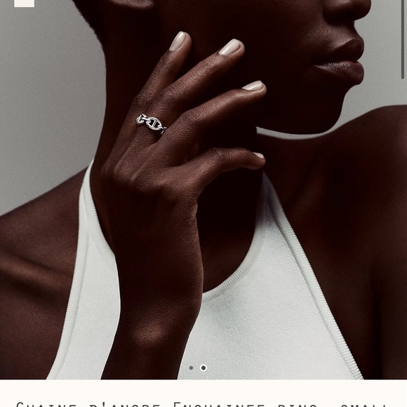 Chaine d'ancre Enchainee ring, small model size 54 - Picture 8 of 9